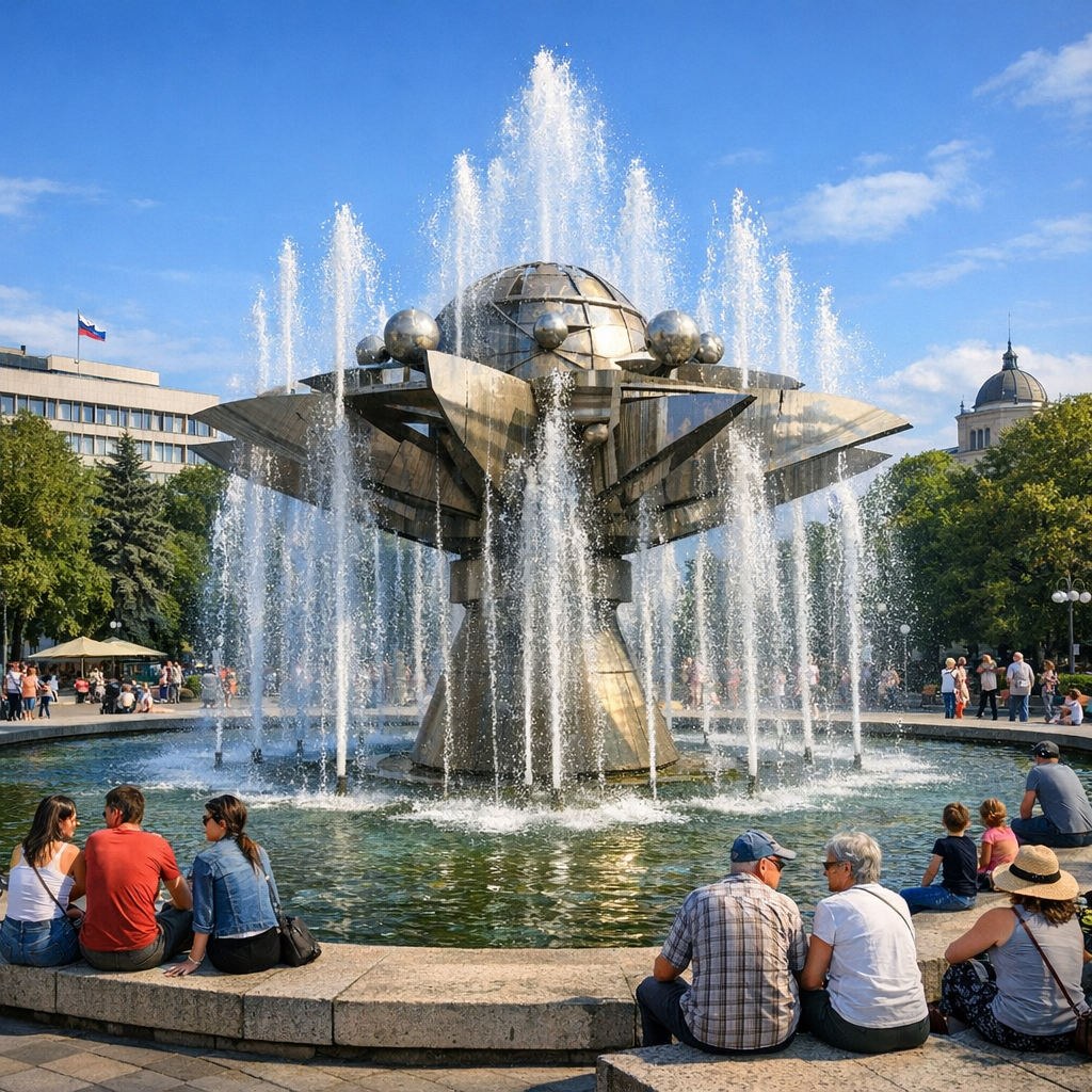 Bratislava’s Iconic Fountains Spring to Life